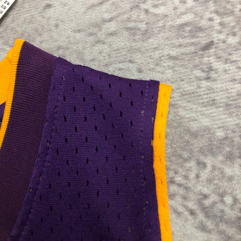2001 LAKERS BRYANT #8 Purple Retro Top Quality ...
