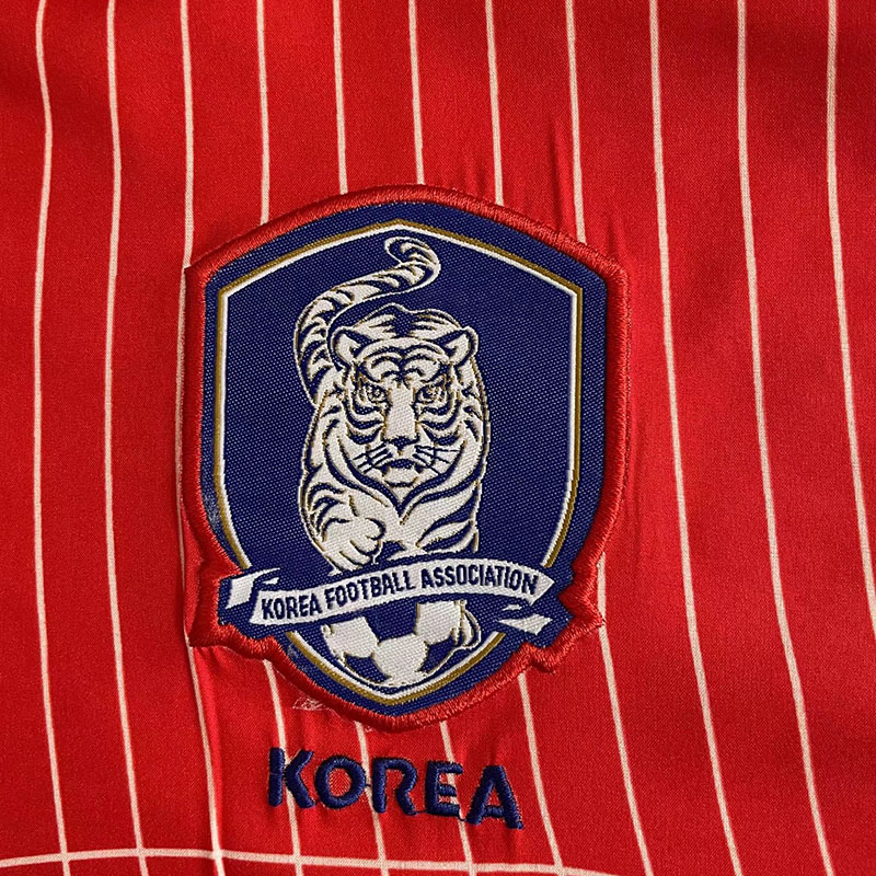 2002 Korea Home Retro Soccer Jersey