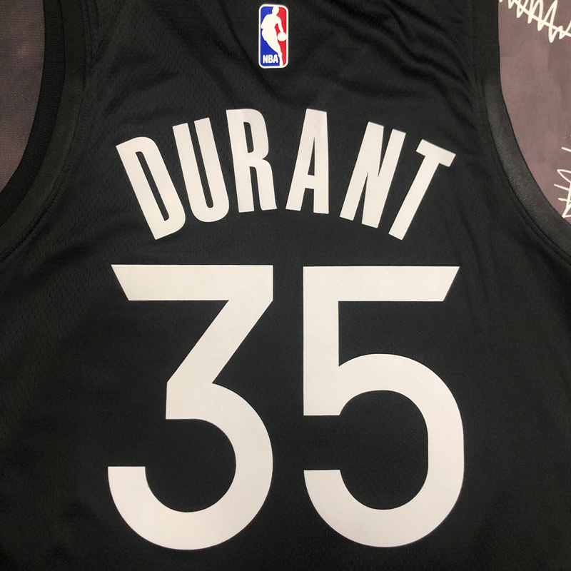 2020 Warriors DURANT #35 Black Grey Top Quality...