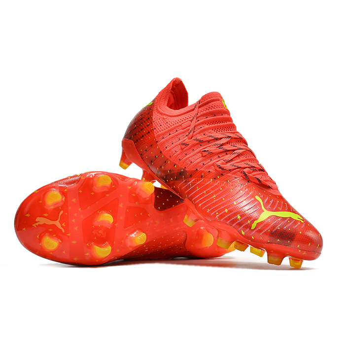 Neymar Future Z 1.3 Instinct FG Soccer Shoes-Red/Yellow-2183475
