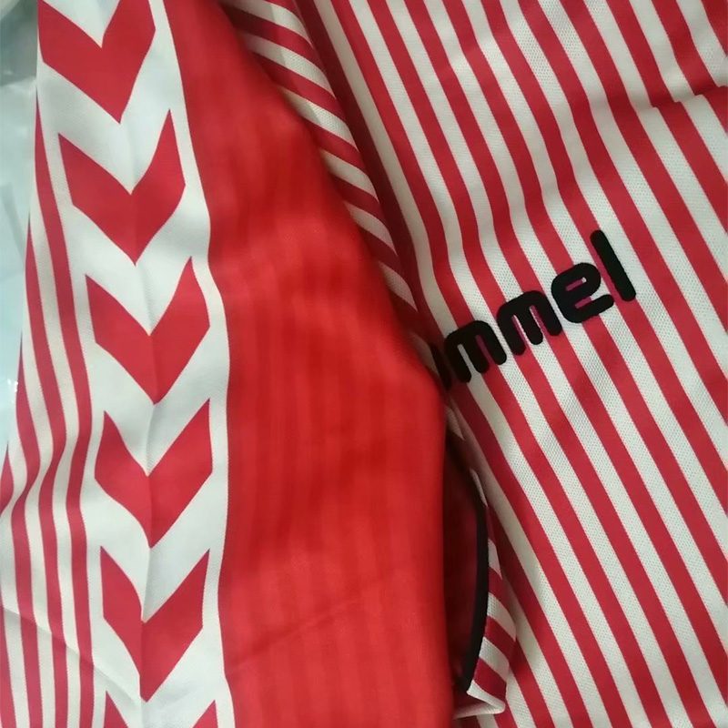 1986 Denmark Home Retro Soccer Jersey