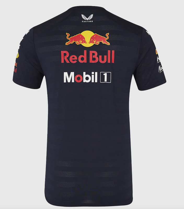 2025 F1 Red Bull Black T-Shirts Racing Suit(圆领)