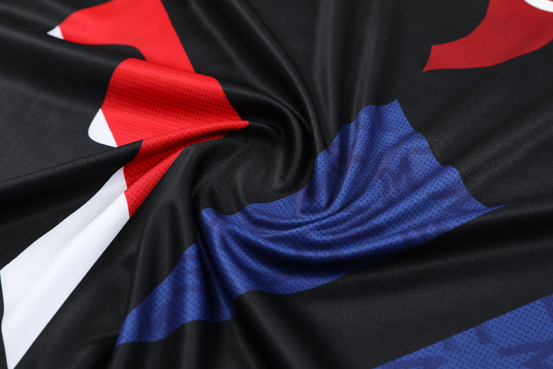 25-26 Man Utd Black Tank top and shorts suit