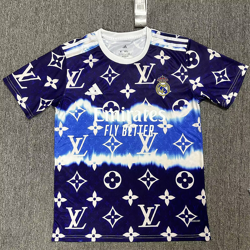 25-26 RMA Purple Blue Special Edition Fans Training Shirts