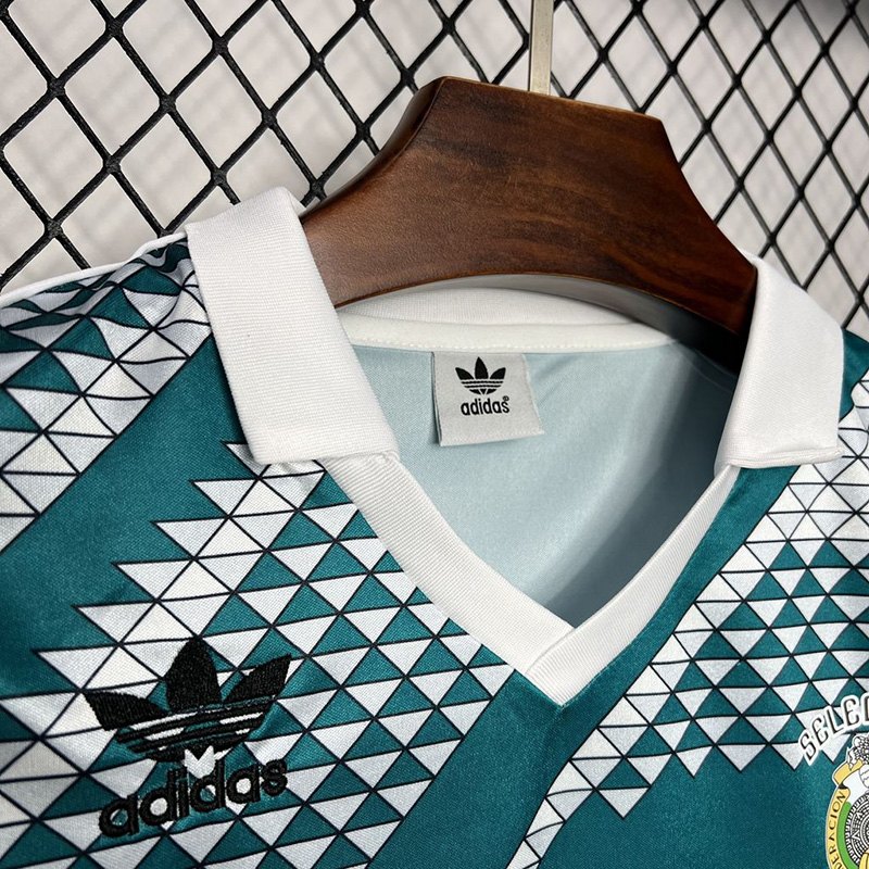 1990 Mexico Home Retro Soccer Jersey
