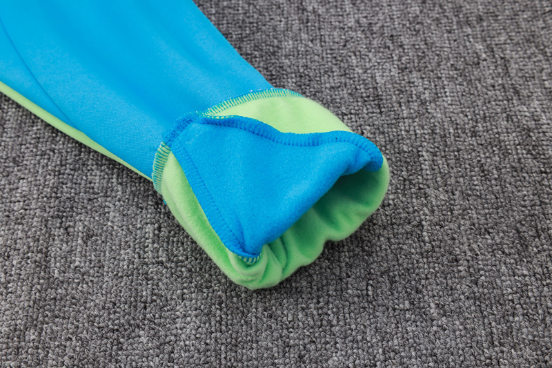 24-25 Brazil Lake blue Hoodie Jacket Tracksuit #F560