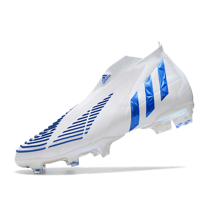Predator Edge Geometric+ FG Soccer Shoes-White/Blue-4120775