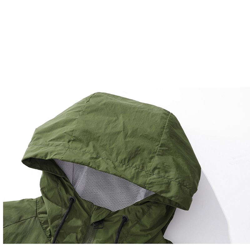 2025 New NK Green khaki Windbreaker