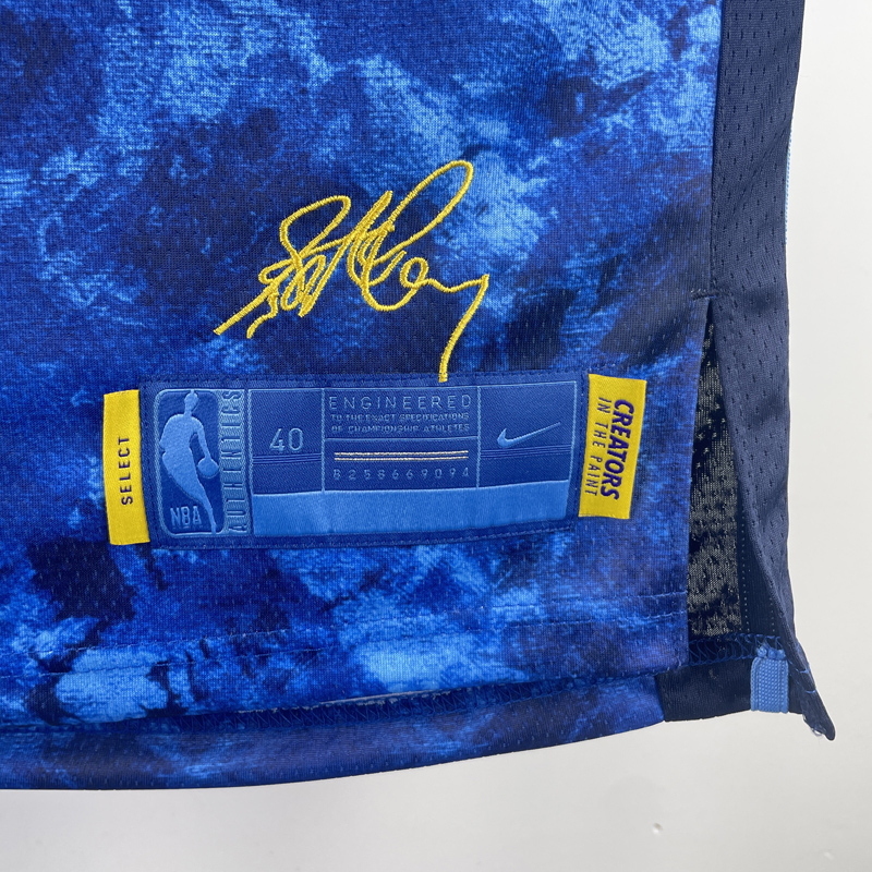 22-23 WARRIORS CURRY #30 Blue Glory Edition Top...