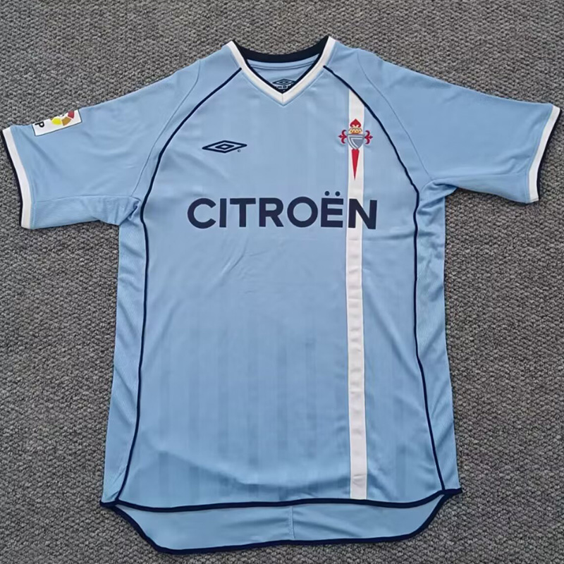 2001-2002 Celta Home Retro Soccer Jersey (带章)