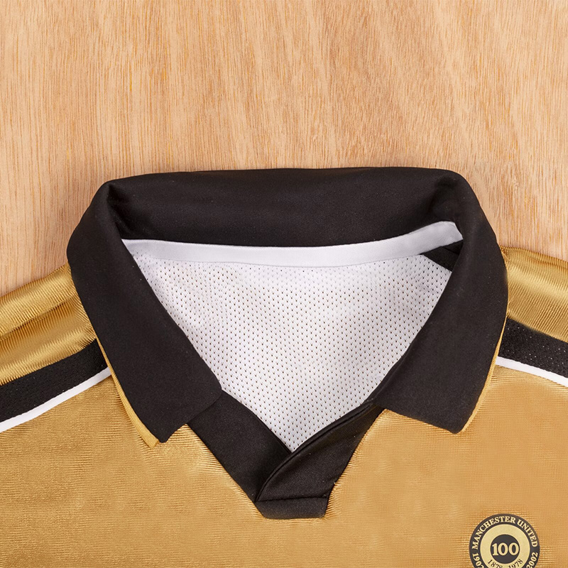 2001-2002 Man Utd 100th Anniversary Double Sided Long Sleeve Retro Soccer Jersey *双面长袖