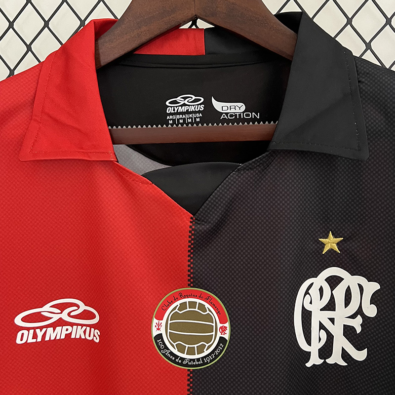 2012 Flamengo100th Anniversary Home Retro Socce...