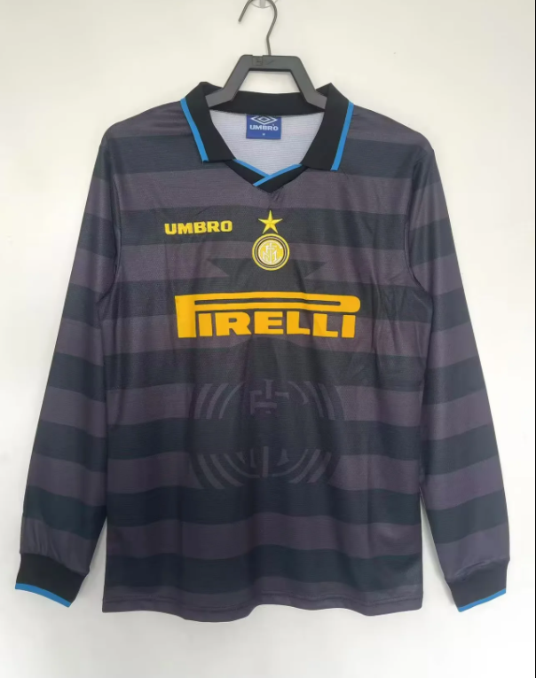 1997-1998 INT Away Long Sleeve Retro Soccer Jersey (长袖)
