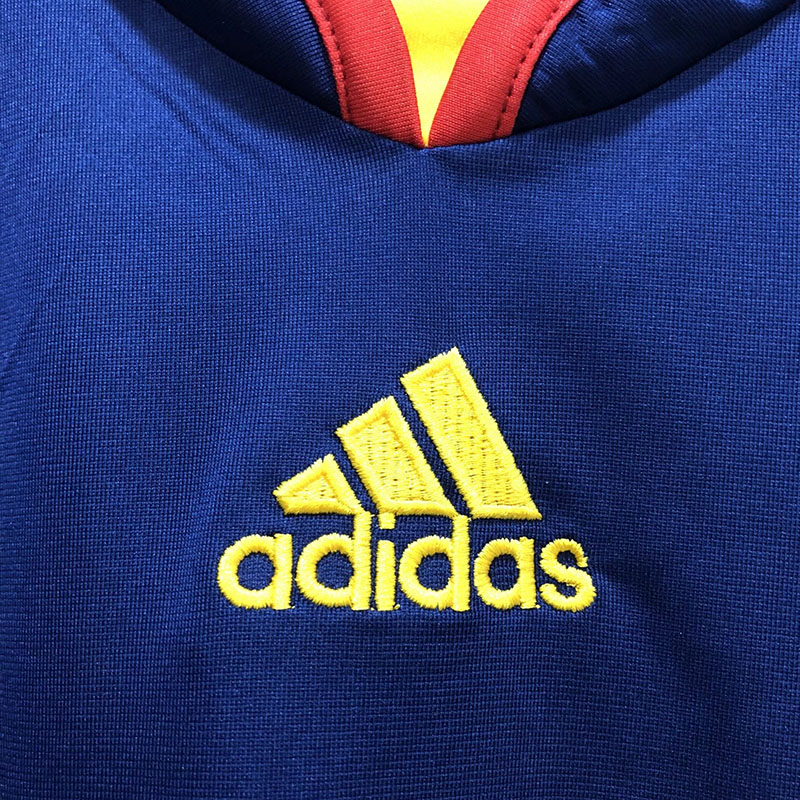 2010 Spain Away Royal Blue Retro Soccer Jersey