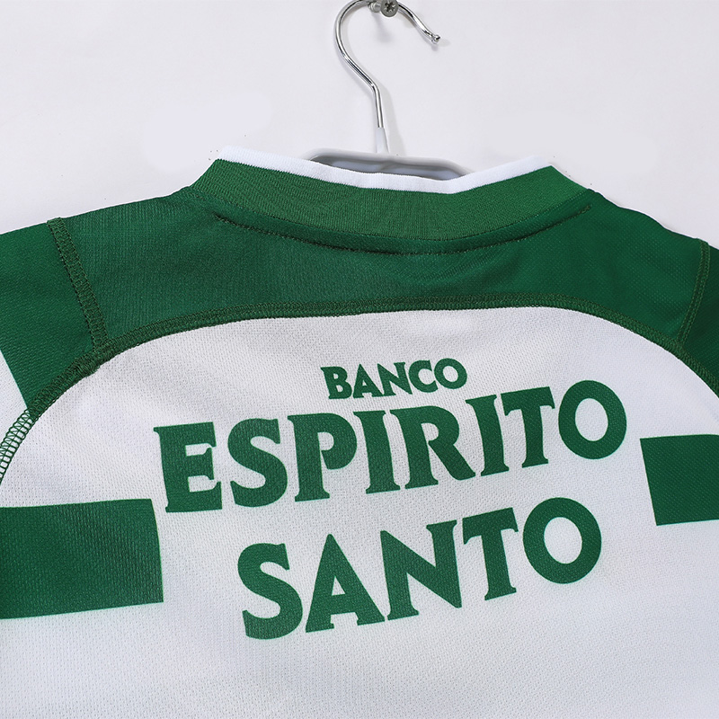 2003-2004 Sporting Lisbon Home Retro Soccer Jersey
