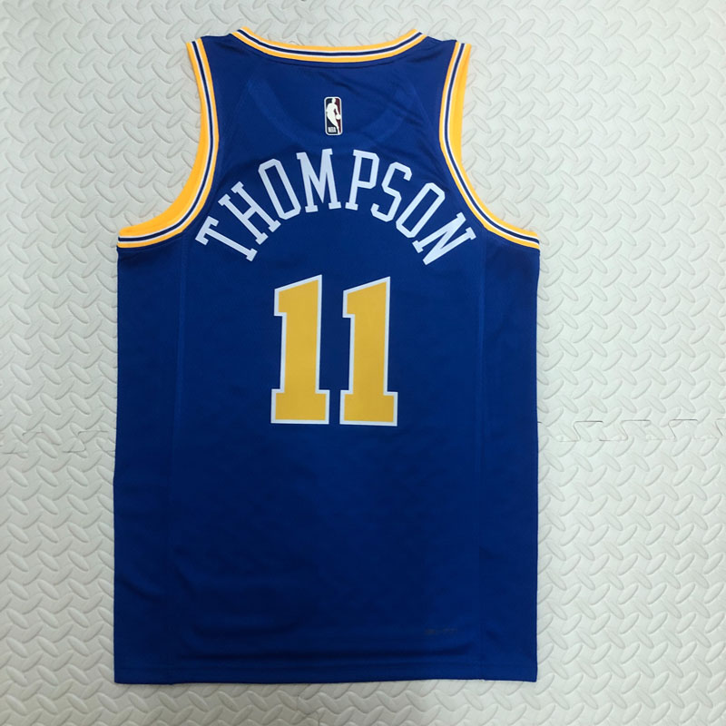 22-23 WARRIORS THOMPSON #11 Blue Top Quality Ho...