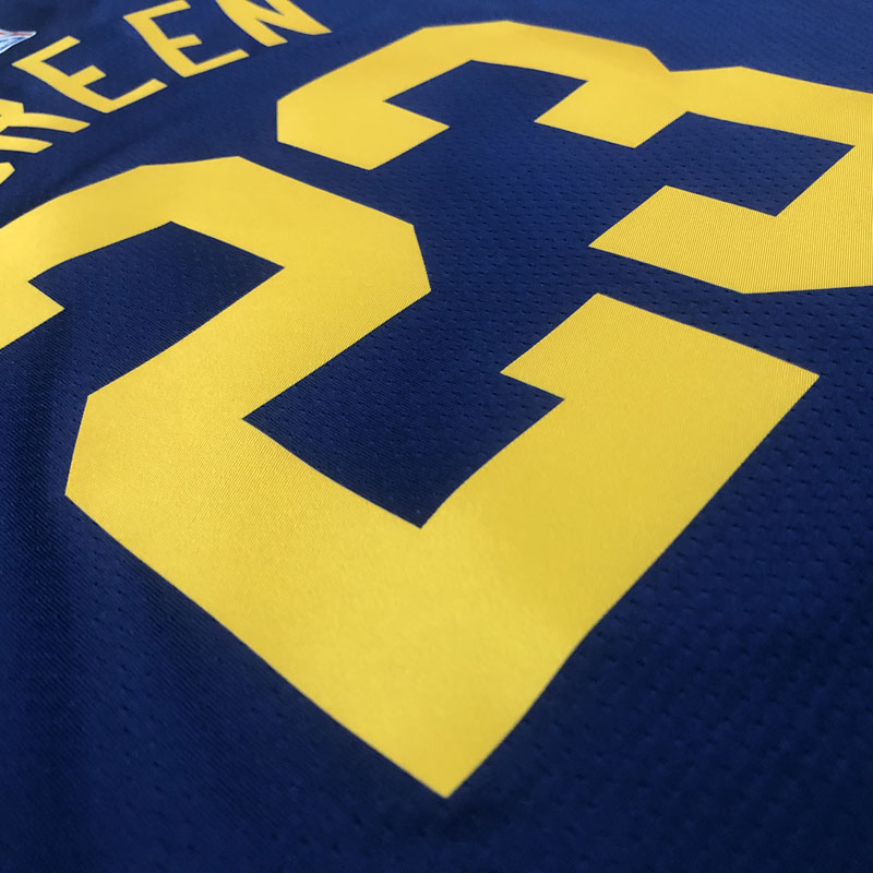 22-23 WARRIORS GREEN #23 Royal blue Top Quality...