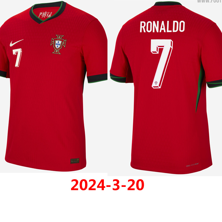 24-25 Portugal White Special Edition Fans Soccer Jersey