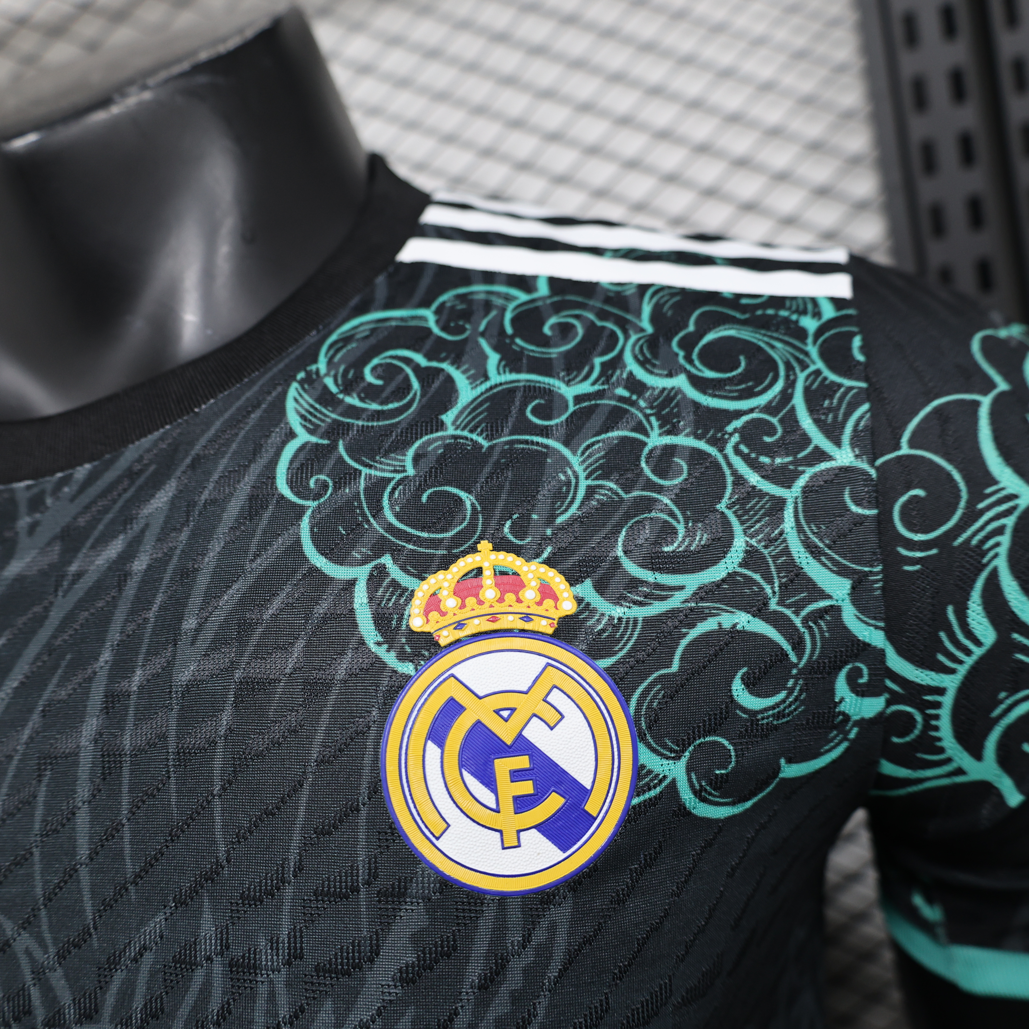 25-26 RMA Black Green Special Edition Player Version Training Shirts