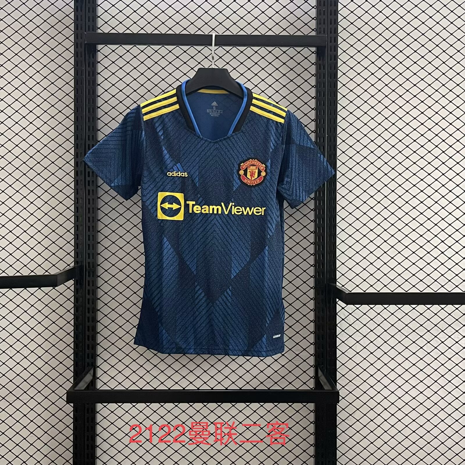 2122 ManUtd Third 1:1 Quality Retro Soccer Jersey
