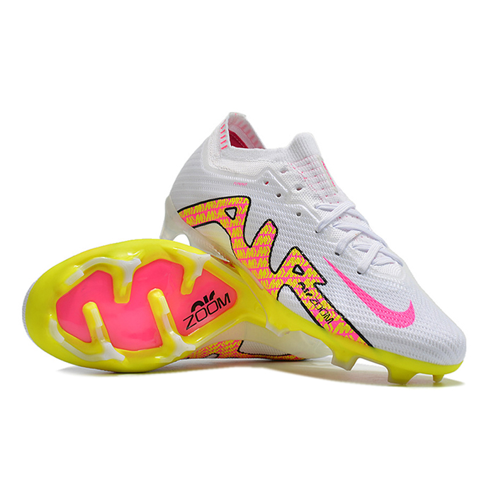 Air Zoom Mercurial Superfly IX Elite FG Soccer Shoes-White/Yellow-6093171