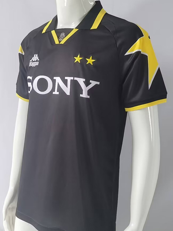 1995-1997 JUV Away Black Retro Soccer Jersey
