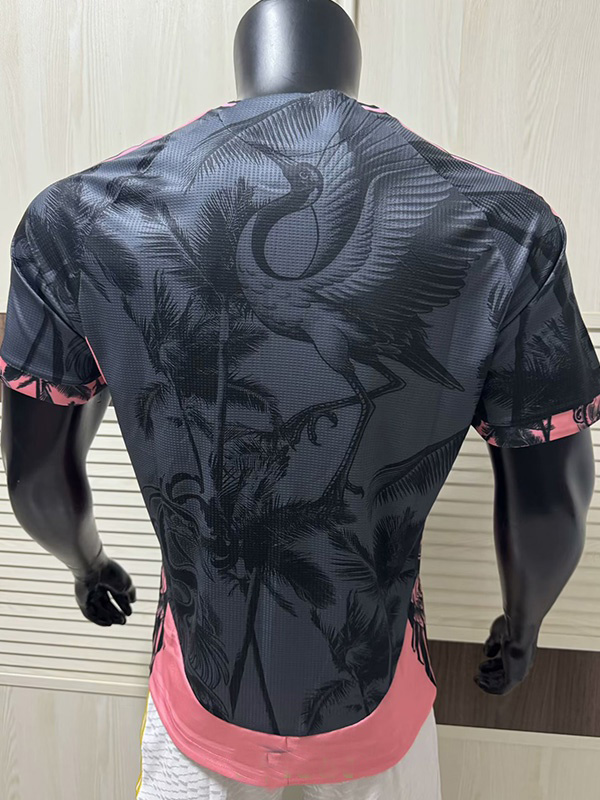 25-26 Inter Miami  Grey Black Special Edition Player Version Soccer Jersey