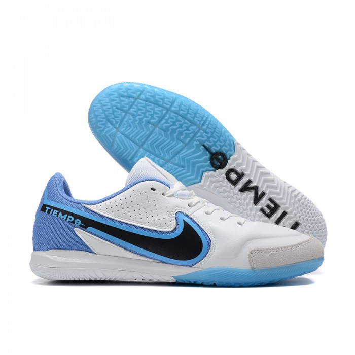 Tiempo Legend 9 TF Soccer Shoes-White/Blue-6370980