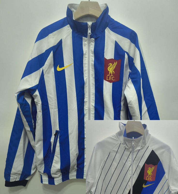 24-25 LIV Blue & White Double Sided Windbreaker (双面风衣)