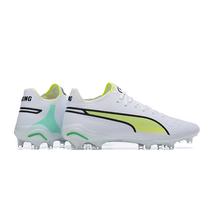 King Ultimate Icon MG Soccer Shoes-White/Green-1978648