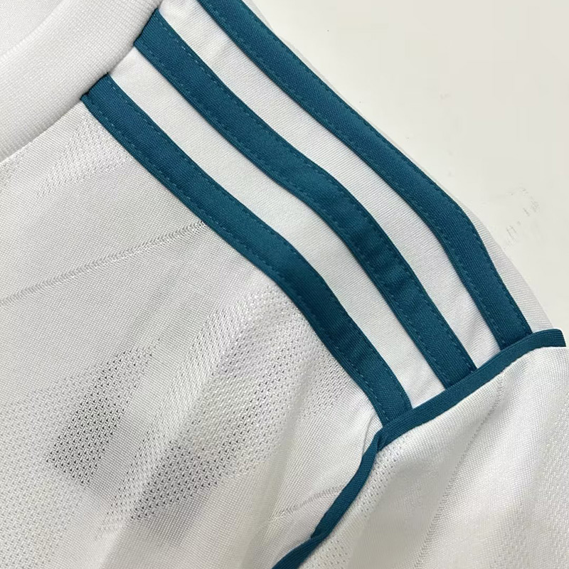 2017-2018 RMA Home Long Sleeve Retro Soccer Jer...