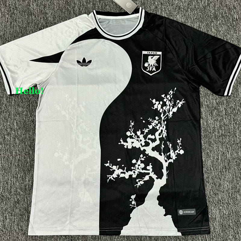 24-25 Japan White Black Special Edition Fans Soccer Jersey
