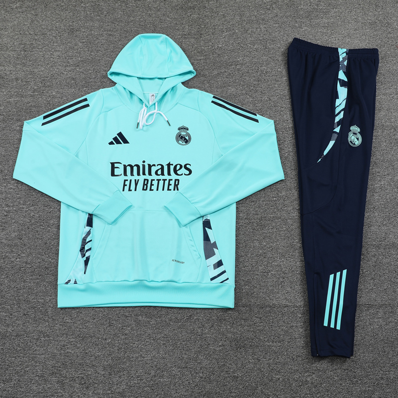 24-25 RMA Light green Hoodie Tracksuit (卫衣套装)