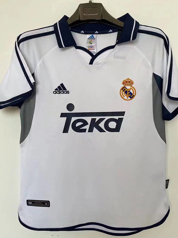 2000-2001 RMA Home Retro Soccer Jersey