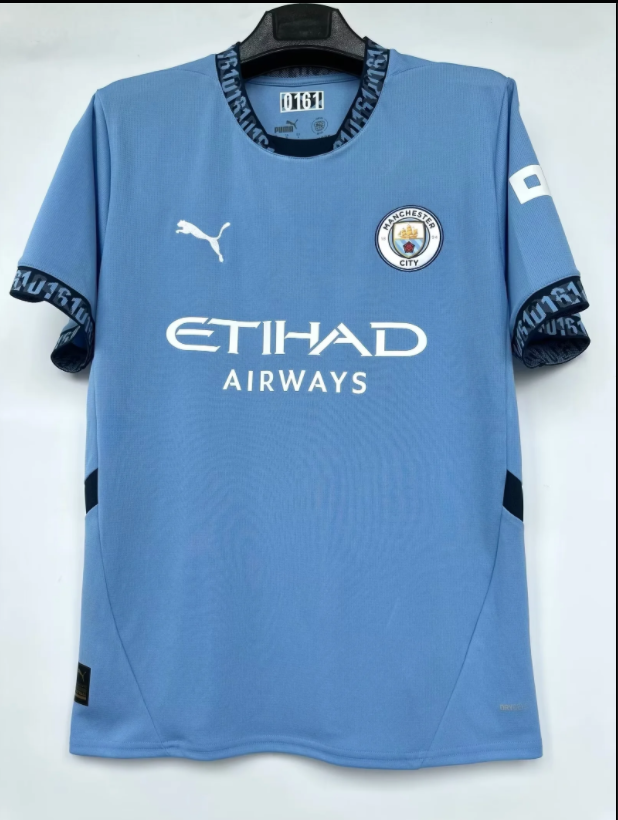 24-25 Man City Home  Soccer Jersey
