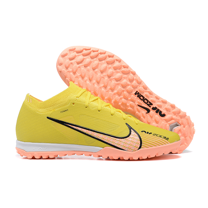 Vapor 15 Academy TF Soccer Shoes-Yellow/Pink-5269527