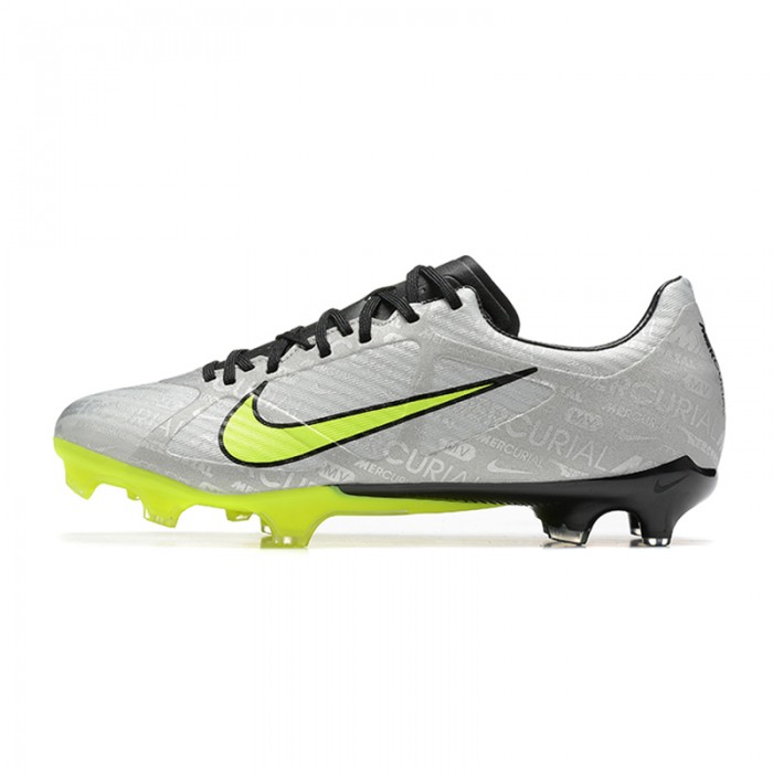 Mercurial Vapor XV FG Soccer Shoes-Grey/Green-5462253