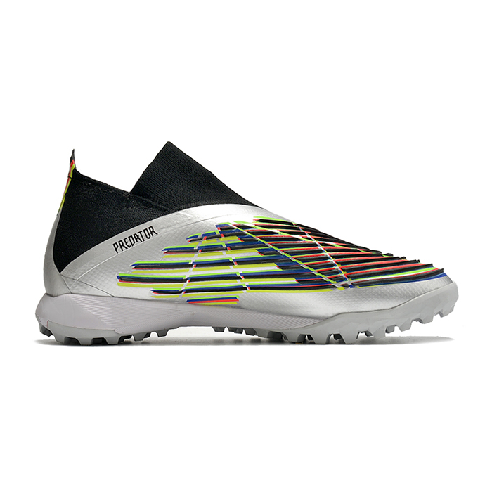 Predator Edge1 TF 22.1 Soccer Shoes-Silver/Black-9006874