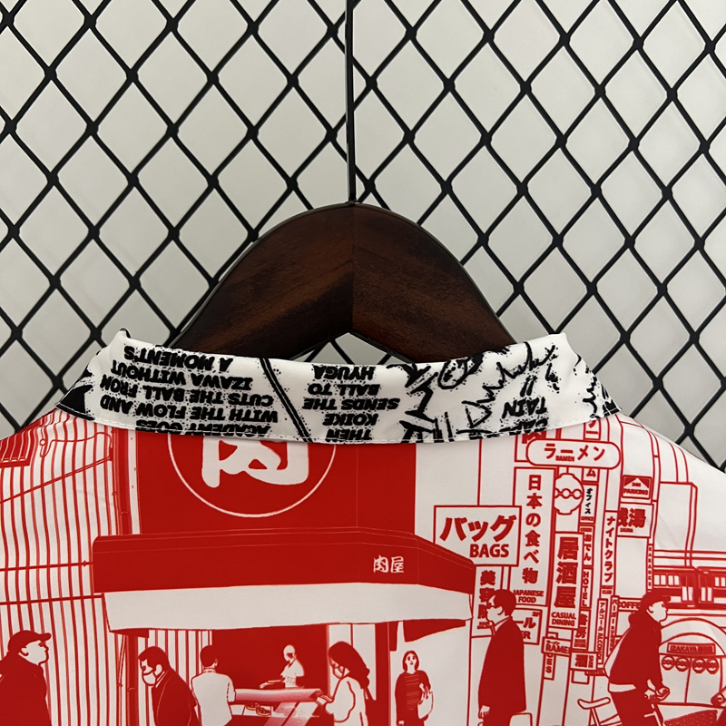 2024 Japan Red & Black Double Sided Windbreaker...