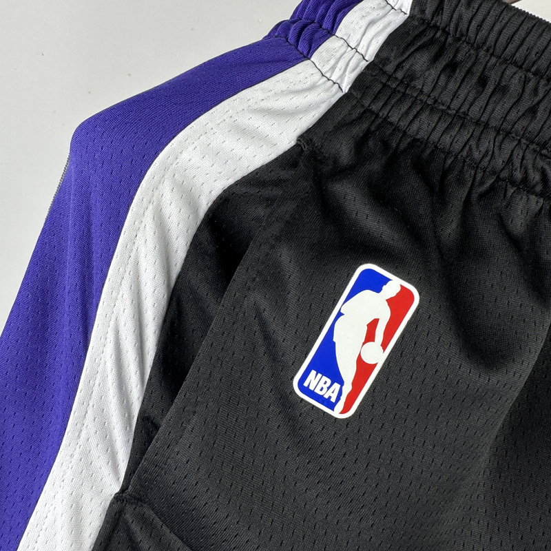 23-24 Kings Black Away Top Quality NBA Pants