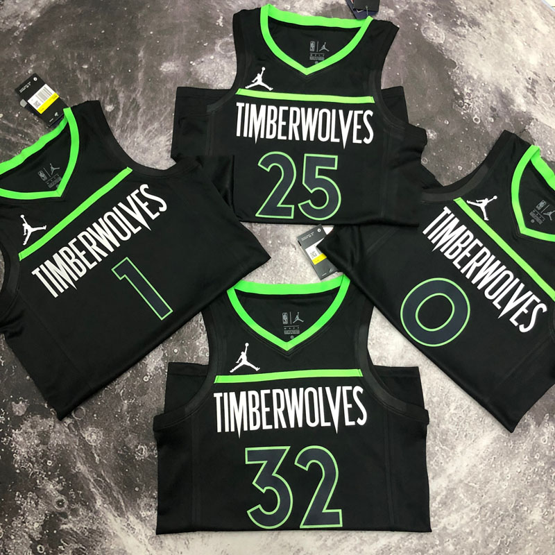22-23 TIMBERWOLVES ROSE #25 Black Top Quality H...