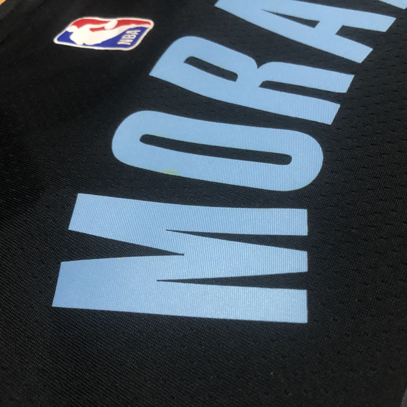 22-23 Grizzlies MORANT #12 Black City Edition T...