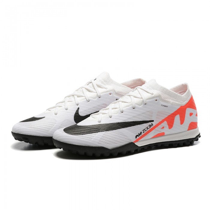 Vapor 15 Academy TF Soccer Shoes-White/Black-4896140