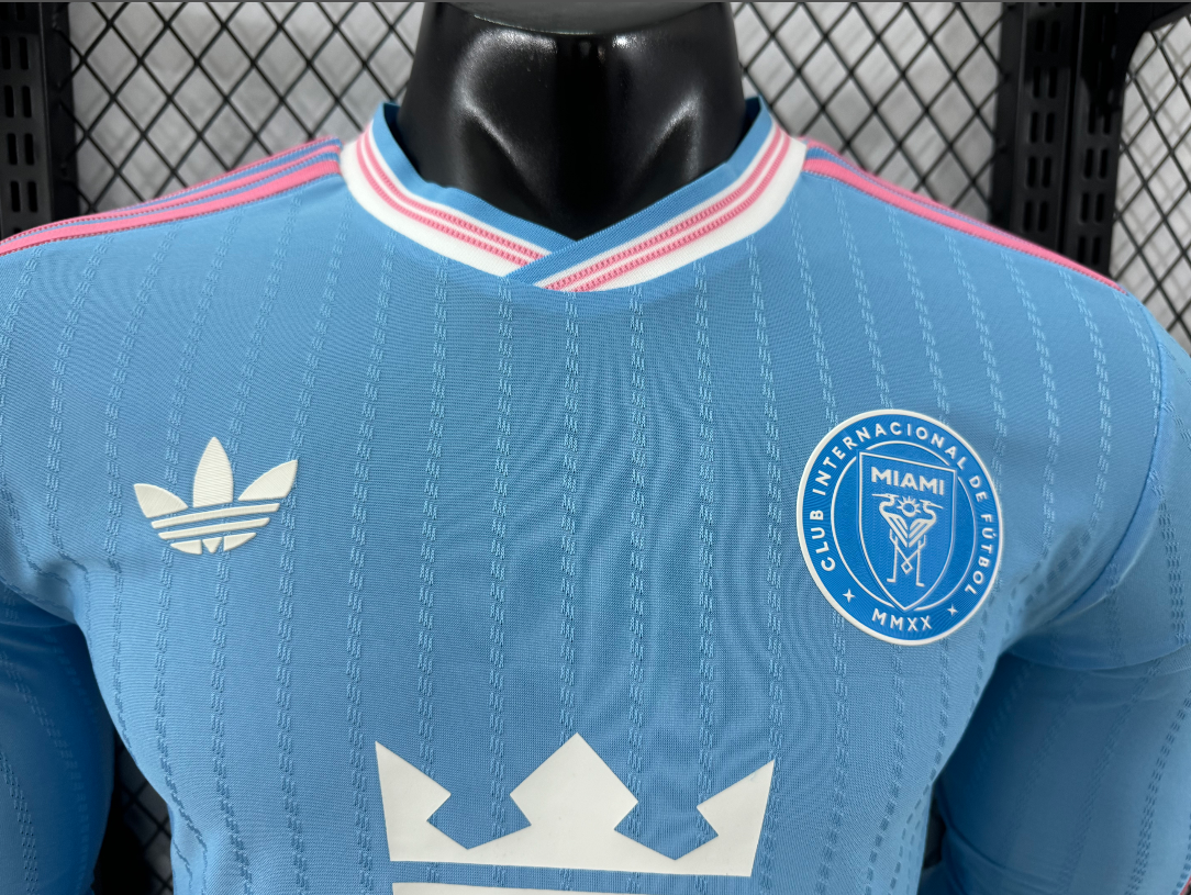 25-26 Inter Miami Third Long Sleeve Player Version Soccer Jersey (长袖球员)