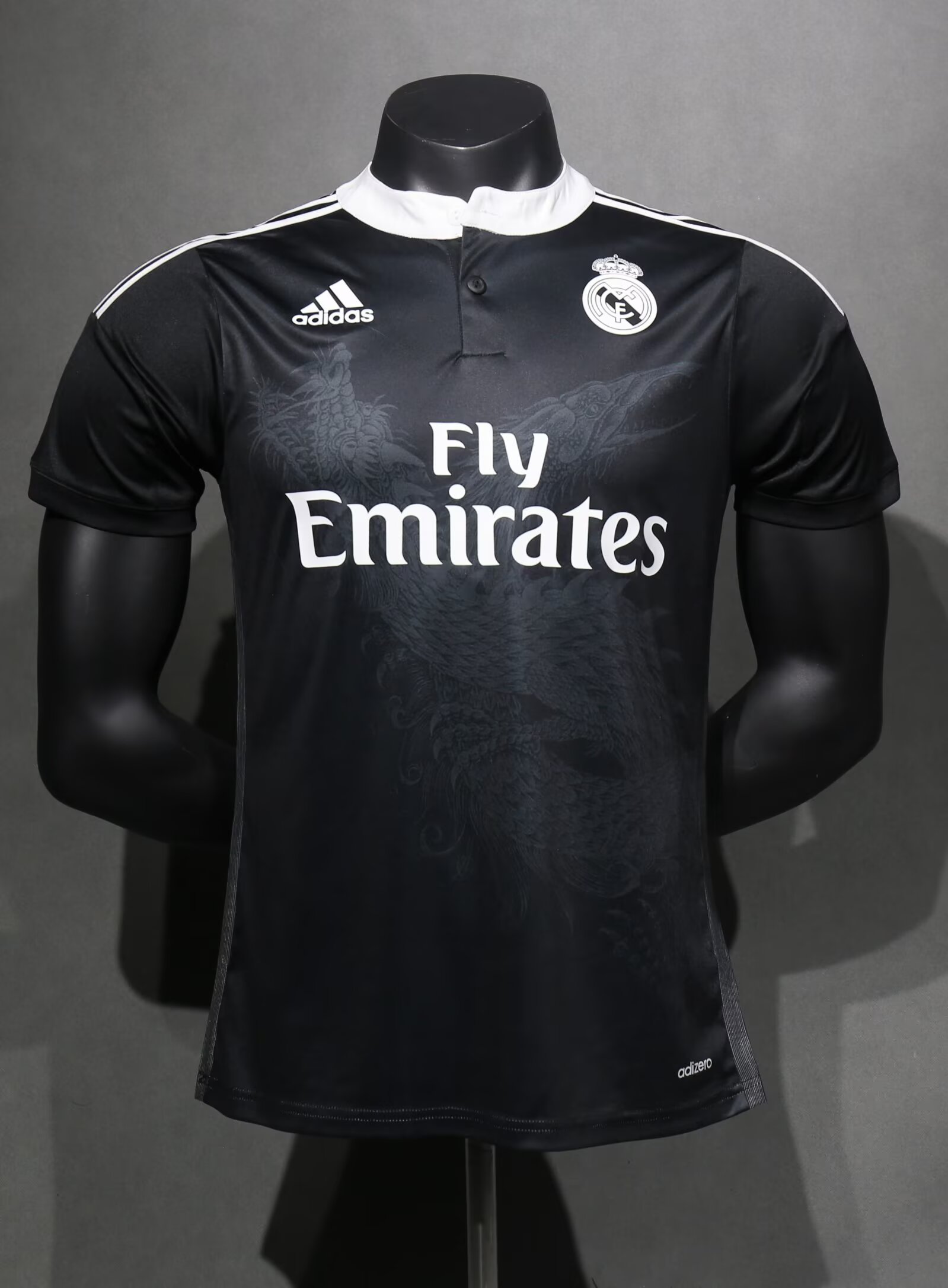 2014-2015 RMA Away Player Version 球员 Retro Soccer Jersey