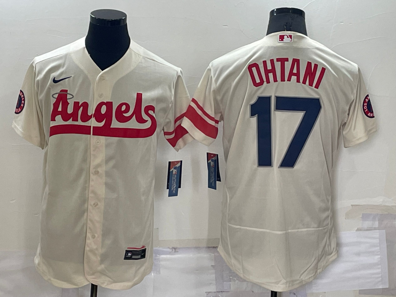 2022 Men's Los Angeles Angels Ohtani 17 MLB Jersey