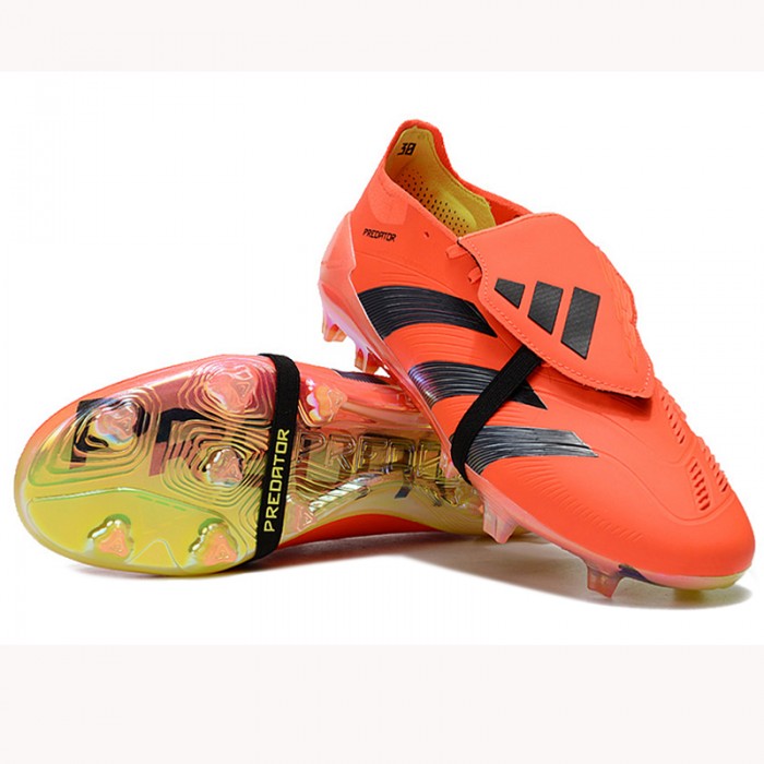 Predator Elite Tongue FG Soccer Shoes-Red/Black-6342403