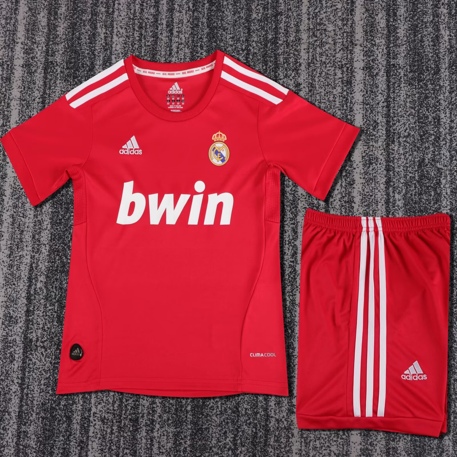 2011-2012 RMA Third Orange Kids Retro 1:1 Quality  Soccer Jersey