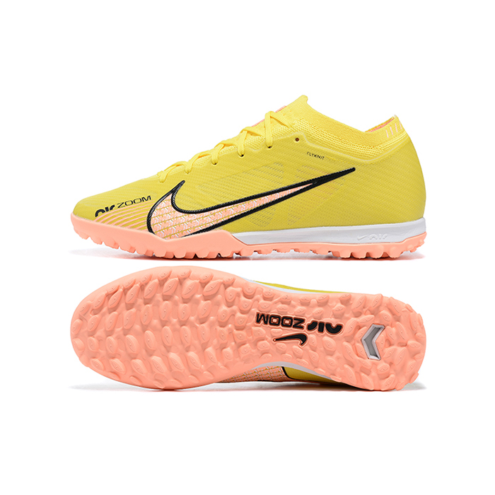 Vapor 15 Academy TF Soccer Shoes-Yellow/Pink-5269527