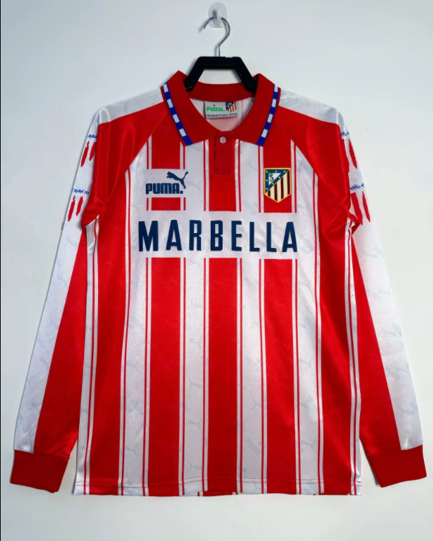 1994-1995 ATM Home Long Sleeve Retro Soccer Jersey (长袖)